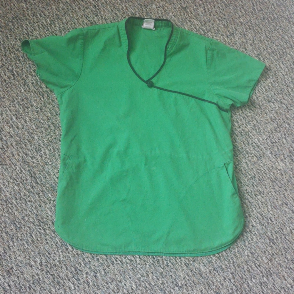 Dickies green (size Small) scrub top